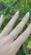 Modernist Heart Sterling Silver Band Ring