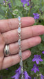 Faceted Moonstone Sterling Silver Bracelet