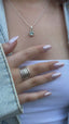 Sterling Silver Hammered Multi Band Ring - Adjustable