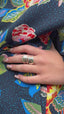 Sterling Silver Wrap Dome Ring-Adjustable