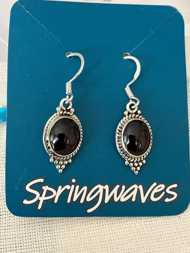 Becky's photo of Boho Garnet Earrings