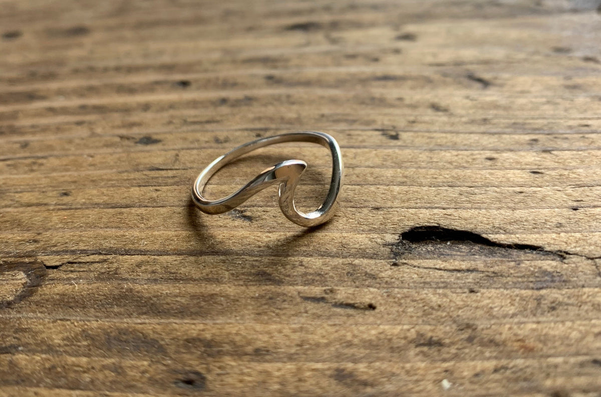 Sterling Silver Wave Ring