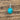 Sterling Silver Classic Oval Turquoise Necklace by Springwaves