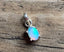 Tiny Minimalist Ethiopian Opal Necklace by Springwaves