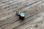 Tiny Minimalist Ethiopian Opal Necklace by Springwaves