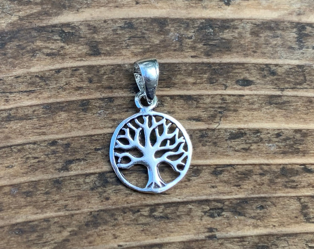 Sterling Silver Tree of Life Pendant Necklace by Springwaves