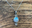 Delicate Ornate Silver Rainbow Moonstone Necklace by Springwaves