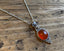 Sterling Silver Oval Carnelian Boho Necklace by Springwaves