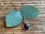 Amethyst Teardrop Silver Pendant Necklace by Springwaves