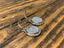 Small Oval Moonstone Earrings in Delicate Silver Detail by Springwaves