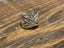 Sterling Silver Crossover Wrap Ring-Adjustable