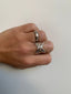 Sterling Silver Crossover Wrap Ring-Adjustable