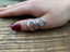 Silver Wave Wrap Ring - Adjustable