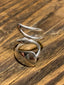 Sterling Silver Statement Wrap Ring- Thumb Ring