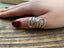 Sterling Silver Wrap Wave Ring-Adjustable Ring