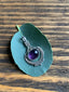 Amethyst Intricate Design Boho Silver Necklace by Springwaves