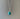 Turquoise Minimalist Round Necklace by Springwaves