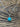 Turquoise Minimalist Round Necklace by Springwaves