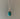 Turquoise Teardrop Silver Necklace Pendant by Springwaves