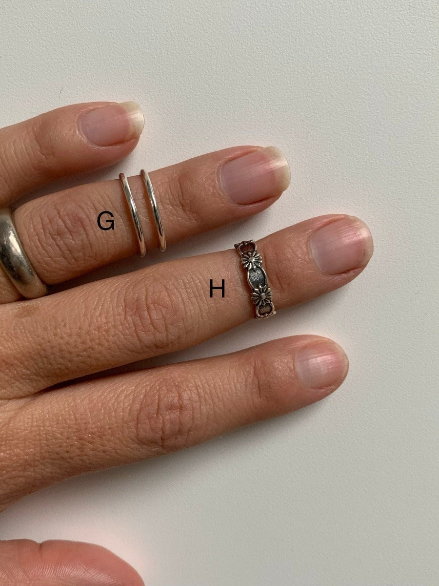 Assorted Styles - Adjustable Toe Midi or Pinky Silver Ring - Choose your Favourite