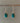 Silver Turquoise Teardrop Earrings by Springwaves