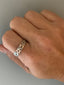 Sterling Silver Scroll Band Stacking Ring