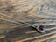 Delicate Round Garnet Pendant Necklace by Springwaves