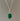 Sterling Silver Classic Oval Malachite Necklace by Springwaves