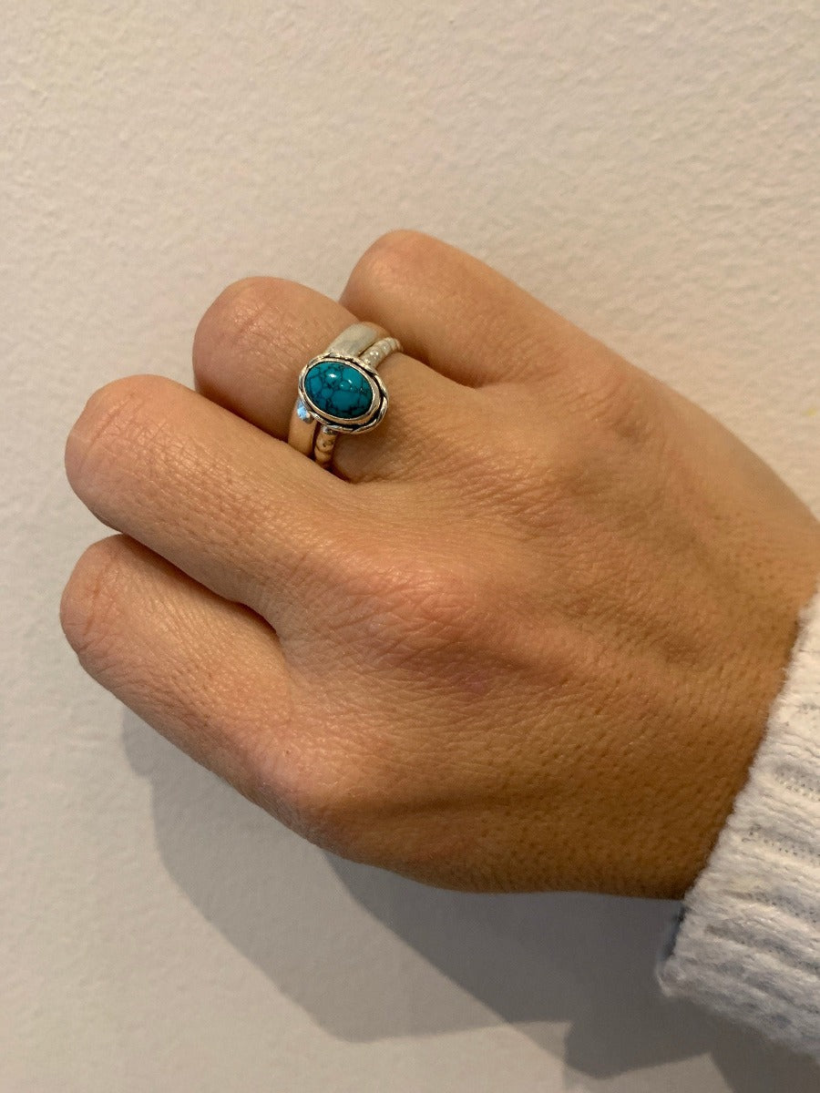 Sterling Silver Timeless Classic Band Ring by Springwaves