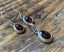Silver Garnet Teardrop Pendant Necklace by Springwaves