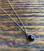 Sterling Silver Classic Oval Garnet Necklace Pendant by Springwaves