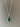 Green Onyx Dainty Elegant Flower Pendant Necklace by Springwaves