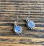 Sterling Silver Sunburst Rainbow Moonstone Earrings by Springwaves