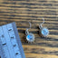 Sterling Silver Sunburst Rainbow Moonstone Earrings by Springwaves
