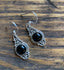 Delicate Black onyx earrings by Springwaves