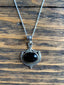 Black Onyx Intricate Design Boho Silver Necklace by Springwaves
