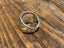 Sterling Silver Hammered Domed Ring-Adjustable