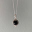 Dainty Sterling Silver Black Onyx Necklace by Springwaves
