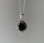 Dainty Sterling Silver Black Onyx Necklace by Springwaves
