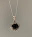 Black Onyx Intricate Design Boho Silver Necklace by Springwaves