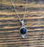 Dainty Sterling Silver Black Onyx Necklace by Springwaves