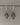 Sterling Silver Aquamarine Stone Dangle Earrings by Springwaves