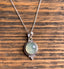 Bohemian Round Prehnite Sterling Silver Necklace by Springwaves