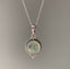 Bohemian Round Prehnite Sterling Silver Necklace by Springwaves