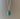 Turquoise Dainty Elegant Flower Pendant Necklace by Springwaves
