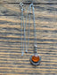 Carnelian Intricate Design Boho Silver Necklace by Springwaves