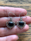 Ornate Black Onyx Sterling Silver Drop Earrings by Springwaves
