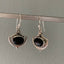 Ornate Black Onyx Sterling Silver Drop Earrings by Springwaves