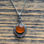 Carnelian Intricate Design Boho Silver Necklace by Springwaves