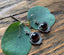 Ornate Garnet Sterling Silver Drop Earrings by Springwaves